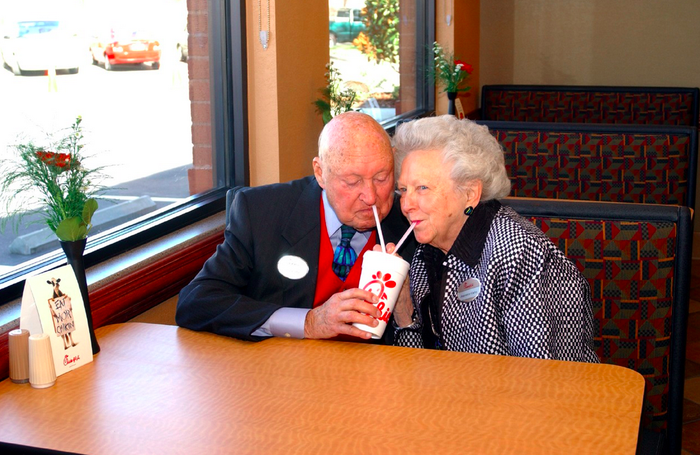 Truett and Jeannette Cathy